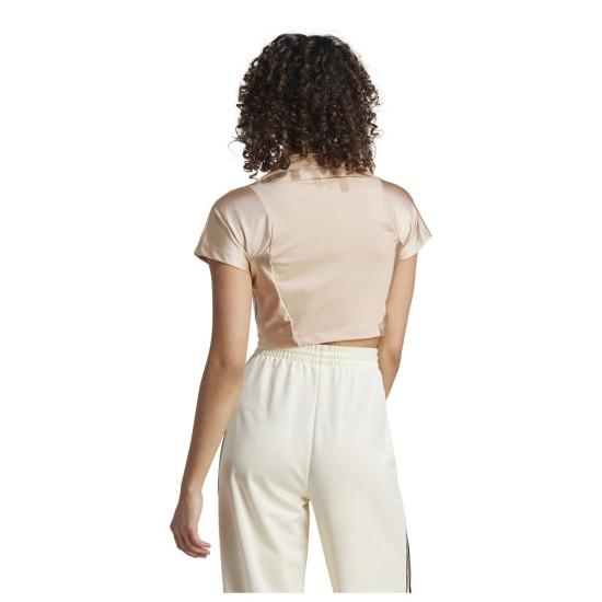 Adidas Γυναικεία κοντομάνικη μπλούζα Zip-Up Cropped Top